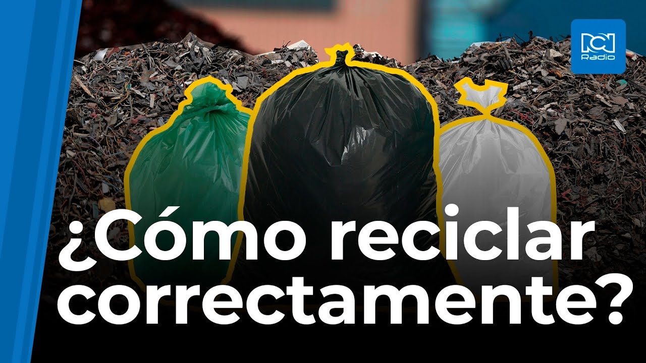 El nuevo código de color de bolsas para reciclar en Colombia 
