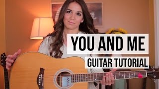 Video thumbnail of "You and Me - Lifehouse // Guitar Tutorial (Chords + Strumming)"