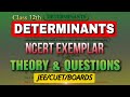 Determinants Class 12 | JEE CUET &amp; Boards 2025 | NCERT EXEMPLAR Math | JEET SHASHI