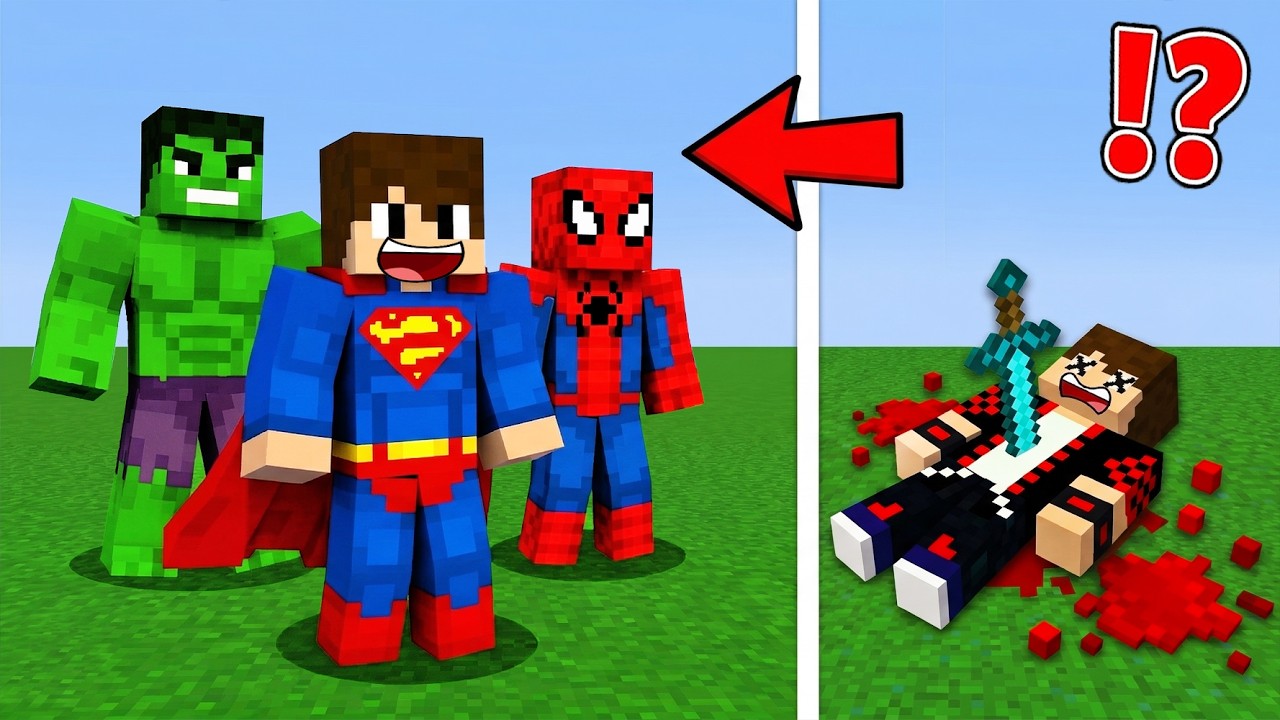 ماين كرافت : كل ما امـوت اتحول بطل خارق !!؟ 🔥😱