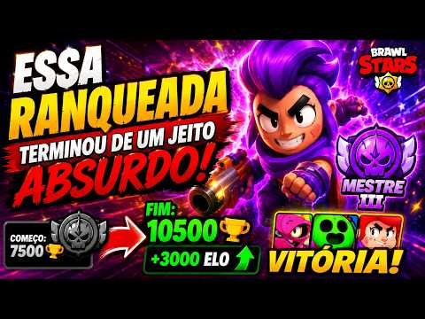 ESSA RANQUEADA NO BRAWL STARS TERMINOU DE UM JEITO ABSURDO! 🏆