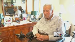 96-year-old WWII pilot shares stories of plane being shot down three times