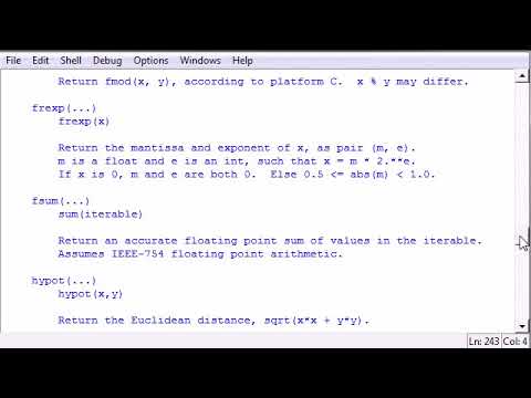 Python Programming Tutorial – 40 – Getting Module Info