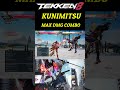 Tekken 8 Kunimitsu Feels Strong and.......CHEAP #kunimitsu #yt #yujirohanma #철권8 #tekken8 #tekken7
