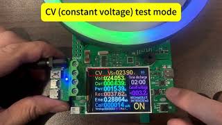 DL24/P Color 2.4" DC USB tester electronic load lithium battery ca