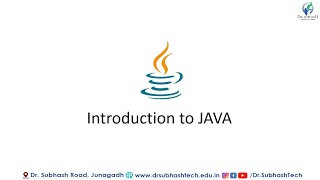 JAVA Programming Lecture 3 Setting Up JAVA Environment and First Program in JAVA By S T Anandwani