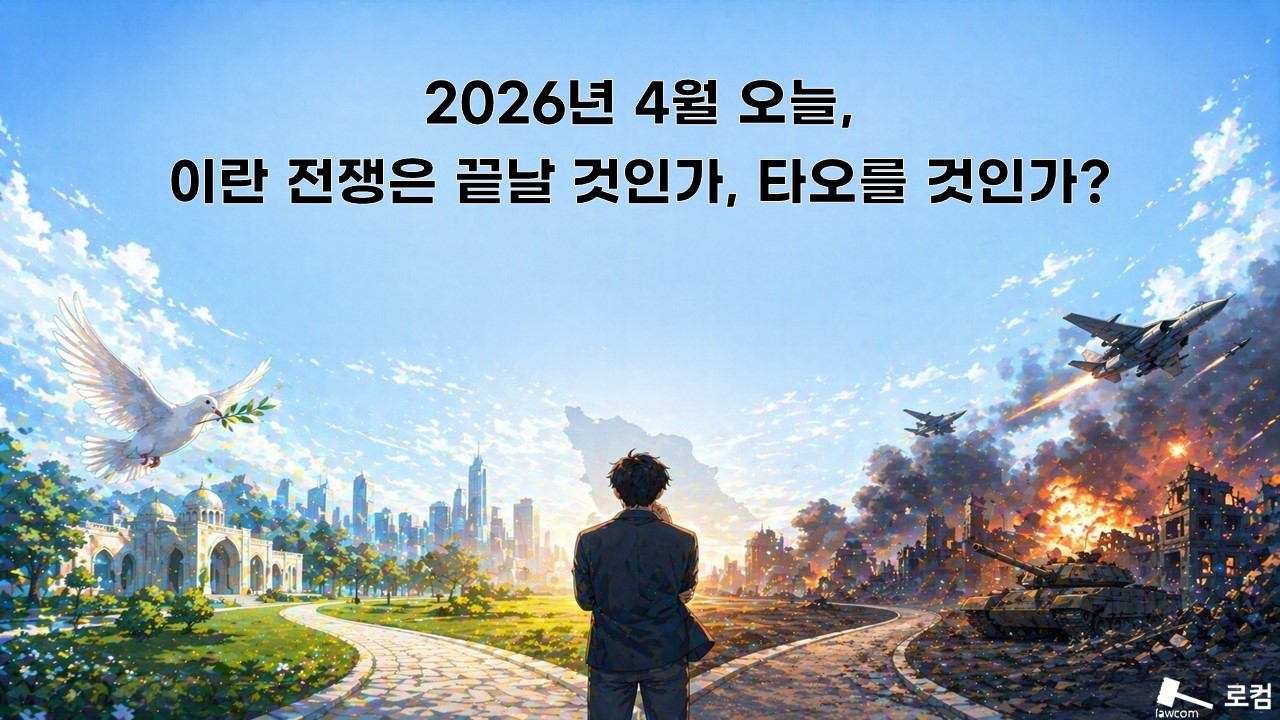 2026년 4월 오늘, 이란 전쟁은 끝날 것인가, 타오를 것인가?