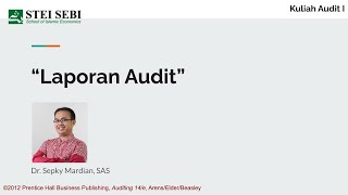 Kuliah 4: Laporan Audit