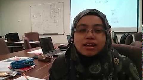 Feedback on CP-MAT training by Yazriwati at UTM KL, Malaysia