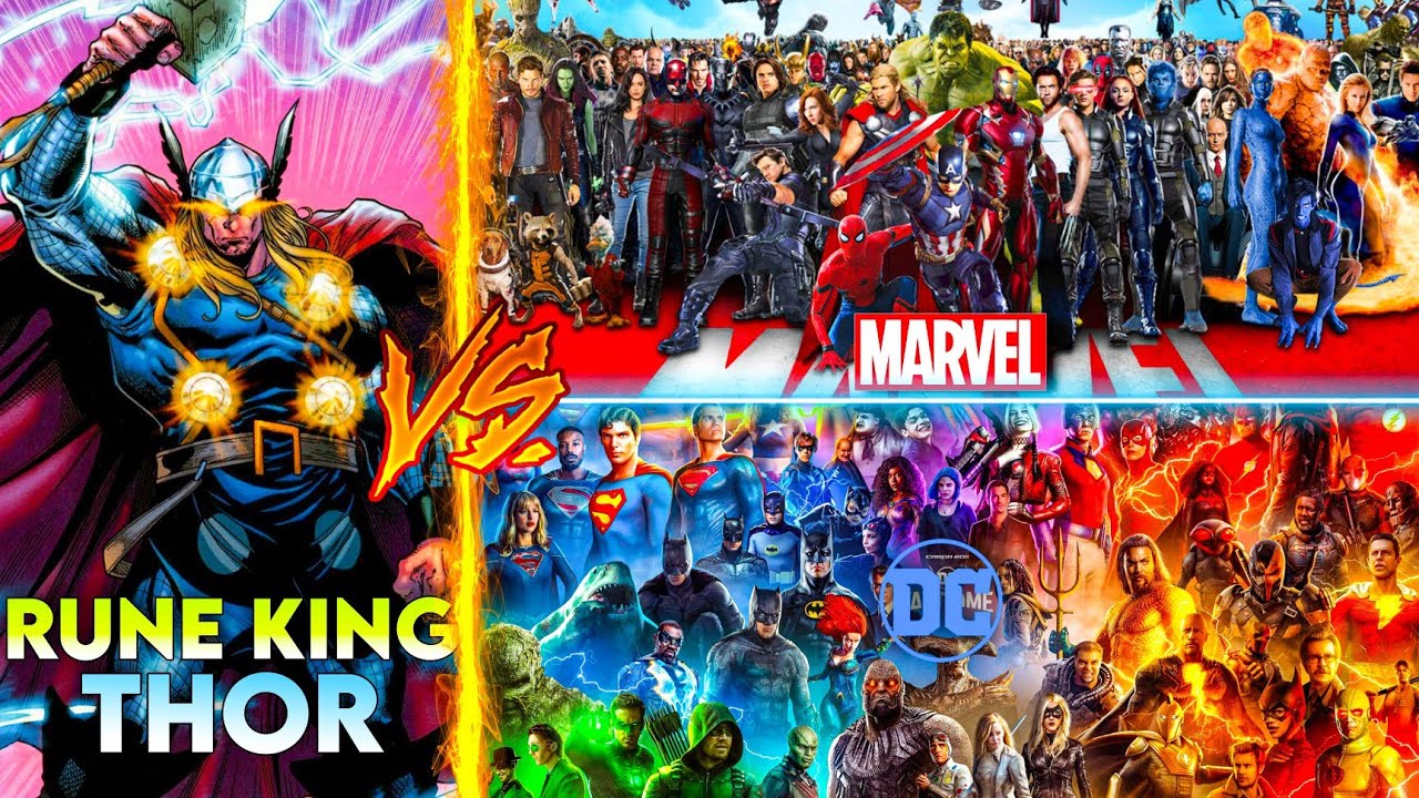 Rune King Thor vs Marvel and DC Universe / Thor vs Avengers / Thor vs ...