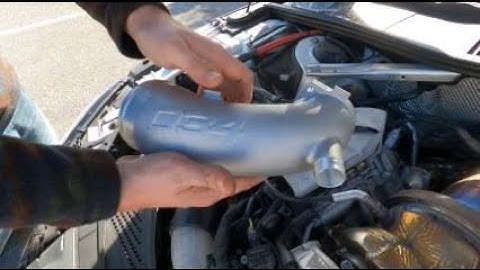 How to install a Turbo inlet pipe on a B9 S4/S5