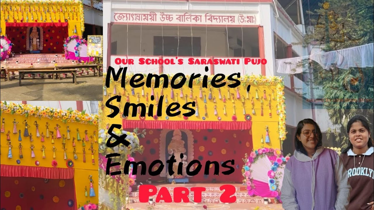 Our School’s Saraswati Pujo Part -2 | Memories, Smiles & Emotions| #trending #viralvideo #love