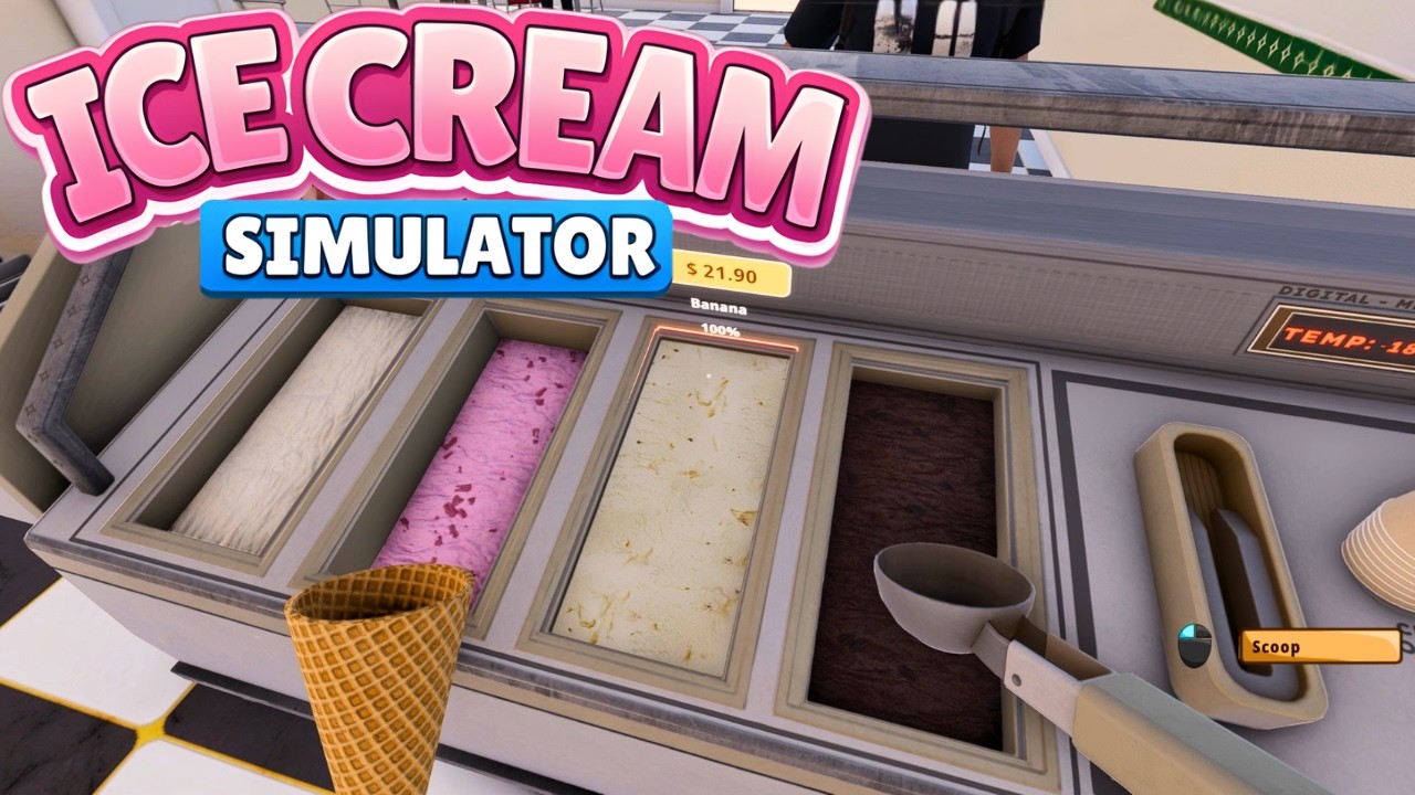 From Scoops to Riches: My First Day! | Ice Cream Simulator | First Look