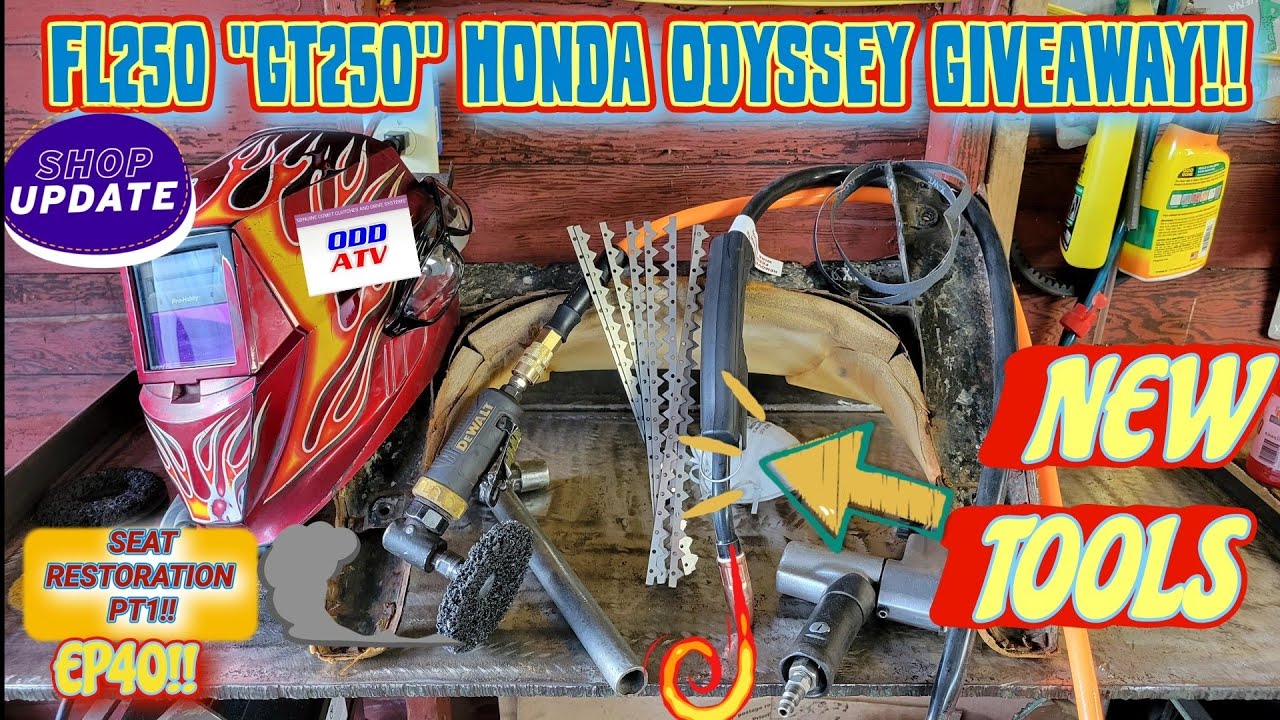 Odyssey Life Ep40!! HONDA ODYSSEY FL250 SEAT REBUILD/RESTORATION! #