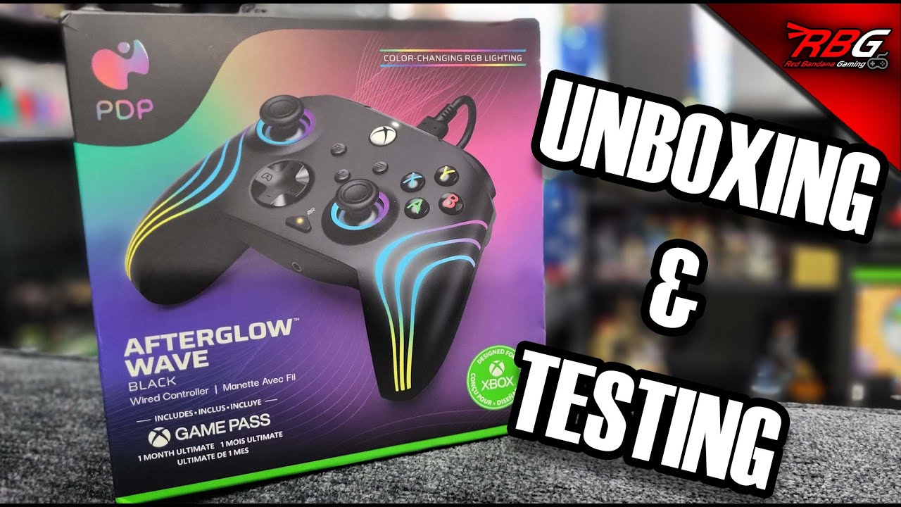 Xbox Series X|S & PC White Afterglow Wave Controller