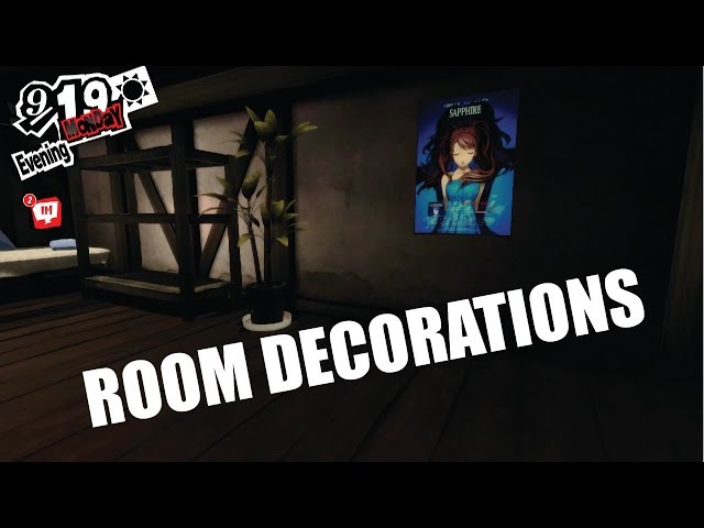 Persona 5 - How to Decorate Your Room - YouTube