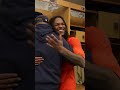 Smiling through it all, can't believe this is our life #lockerroom #nflplayoffs #chicagobears