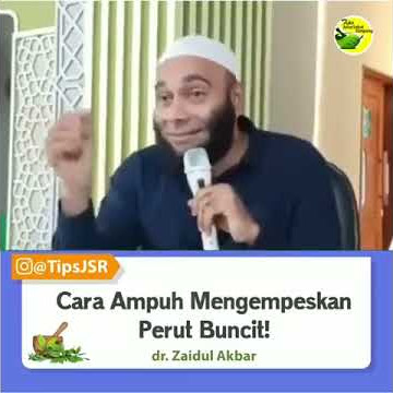 Cara ampuh mengempeskan perut buncit - dr. Zaidul Akbar