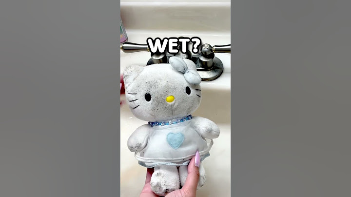 25 Year Old Hello Kitty Plushie becomes New Again! #hellokitty #transformation #shorts
