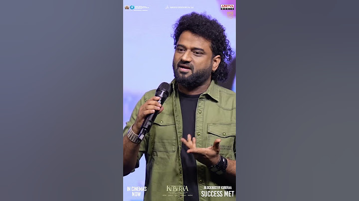 #DSP Speech Movie #Kuberaa  @KuberaaBlockbuster Success Meet   #NaaKoduka #Shorts