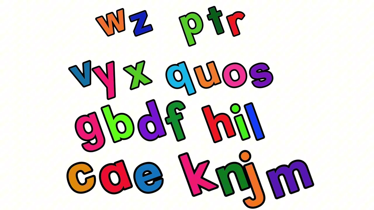 abcdefg Alphabet song 94 (ABCDEFG Melody) - YouTube
