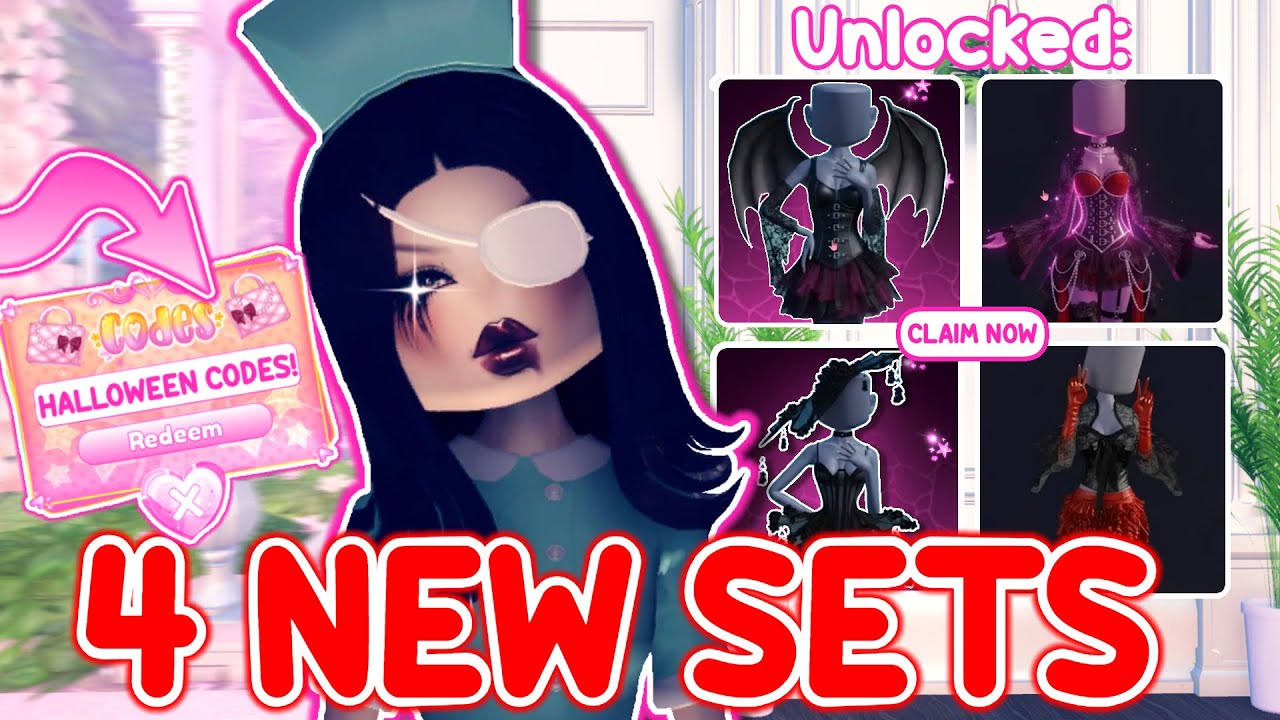 4 NEW SECRET SETS IN THE NEW DRESS TO IMPRESS HALLOWEEN UPDATE!! *HOW ...