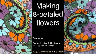 The very popular 8-PETALED FLOWER from Ceramic Tiles