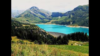 vacances en Savoie Beaufortain Paysage Beaufort Barrage lac de Roselend lac de St Guerin ...