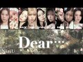 NiziU 【 Dear・・・ 】パート分け/歌割り フルサイズ(Dear.../西野カナ カバー楽曲)