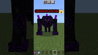 OBSIDIAN GOLEM in Minecraft #minecraft