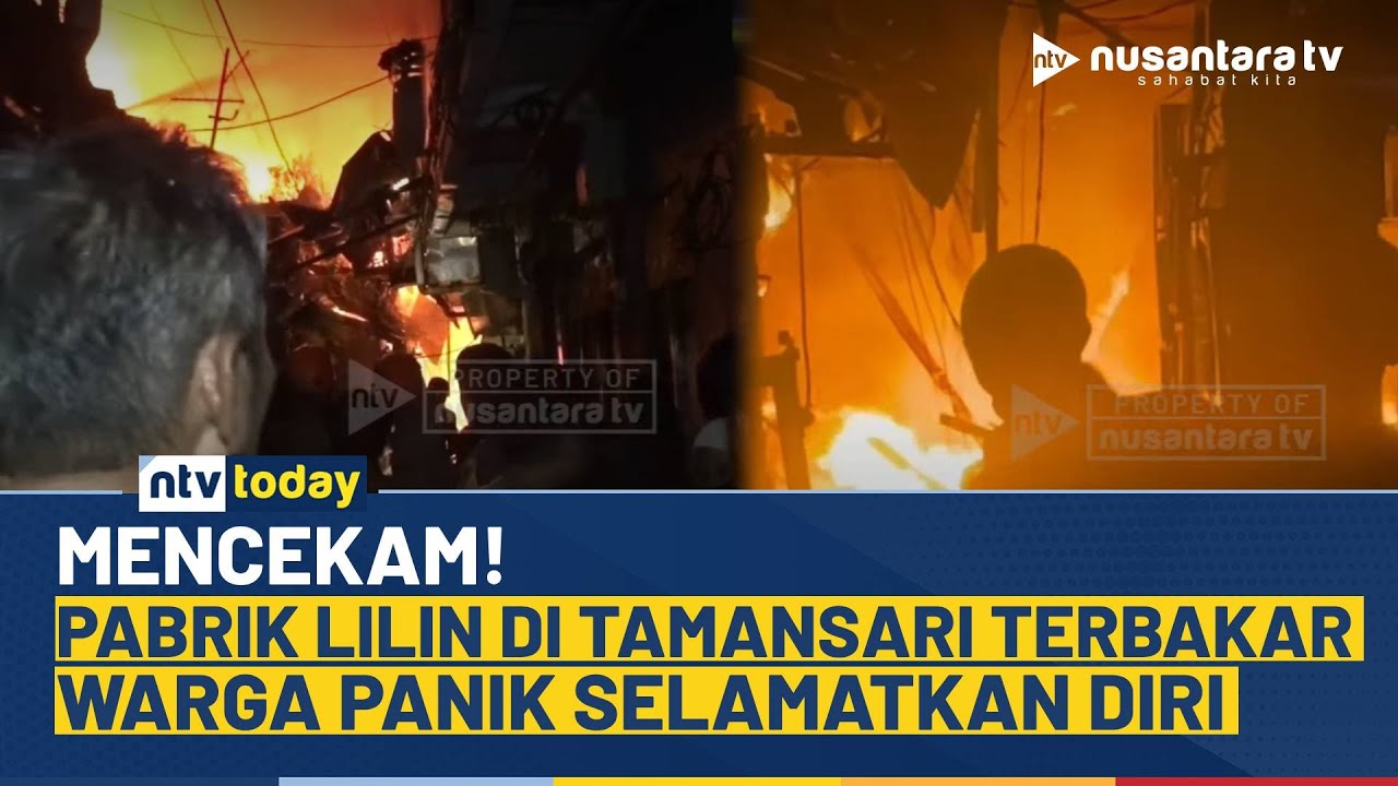 Malam Takbiran, Pabrik Lilin di Tamansari Kebakaran, Api Menjalar ke Pemukiman Warga I NTV TODAY