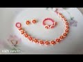 ⚜️Cherry Blossom Jewellery/Necklace, Bracelet, Ring/Joyas de flor de cerezo/Beaded Jewelery Tutorial