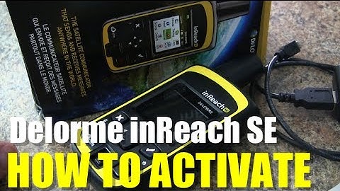 Garmin inReach SE - How to Activate (Existing User)