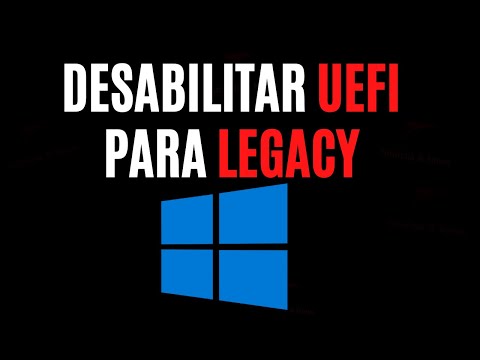 Vídeo: Como eu reinicio o modo UEFI?