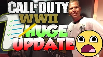 MEGA Update COMING to Call Of Duty: WWII - Sprint Out Times, Health Regeneration, Weapon FIX & MORE