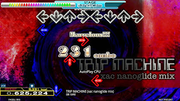 [DDR X3] TRIP MACHINE (xac nanoglide mix) (DP DIFFICULT) 譜面確認+ハンドクラップ