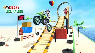 Crazy Bike Racing Tricks Master bike stunt games HD Trailer By Deep Pocket screenshot 2