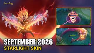 SEPTEMBER 2026 STARLIGHT SKIN Gameplay & Skill Effects | September 2026 Starlight Skin