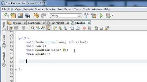 How to Create a Stack Class Project - ( Part 3 ) - Defining the Public Section of the Class