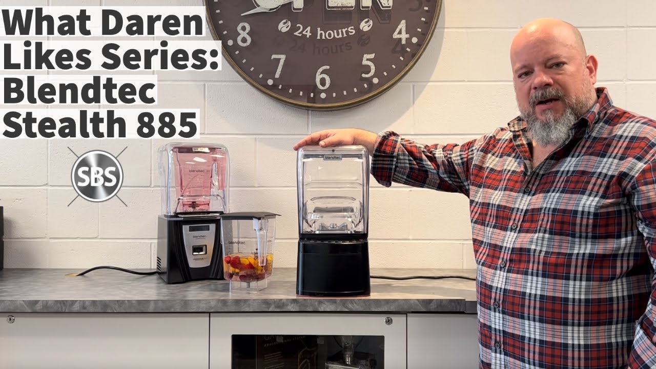 Blendtec Commercial Stealth 885 Blender + 2 WildSide Jars