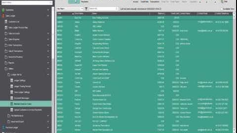Sage200c - How to create Analysis Codes on Customer Accounts - Analysis Codes Part 1