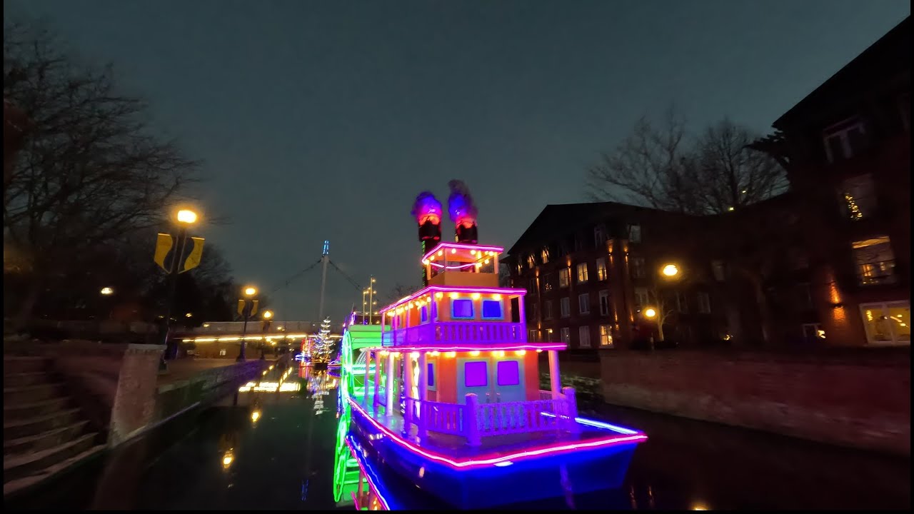 Carroll Creek Canal Christmas Lights Preview Frederick, MD YouTube