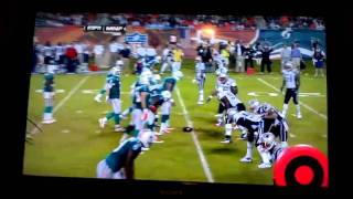 ESPN announcer swearing Patriots @ Dolphins 9/12/11