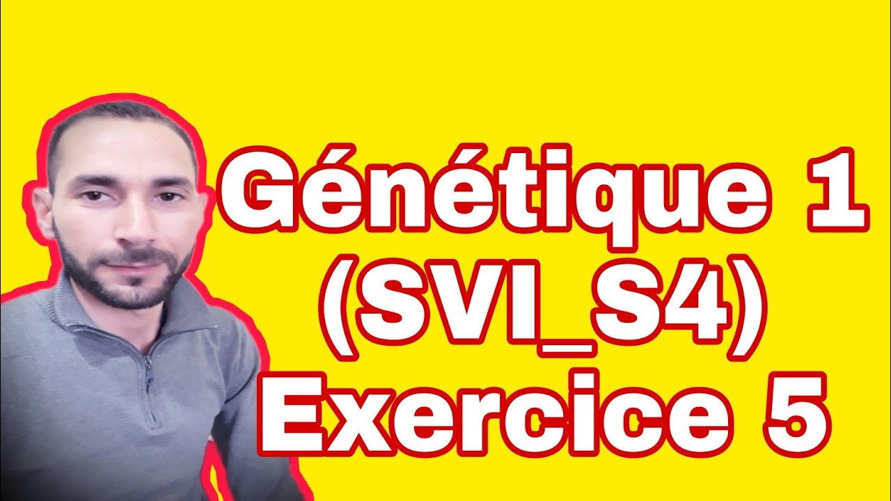 les td de la génétique S4 génétique 1 svi_s4 Exercice 5, correction d'exercice 5 diploïdes