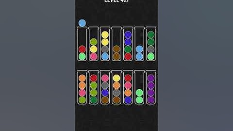 Ball Sort Puzzle   level 421 !!! Mobile Cell Phone Game Walkthrough Android / Apple