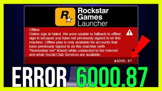 How to FIX Rockstar Games Launcher Online Sign In Failed (2026 FIX)