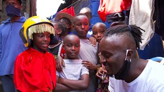 Sauti Sol pay a visit to the kids who recreated their Album Cover (H-Town Kids)