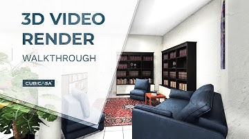 3D Video Render Walkthrough Example.