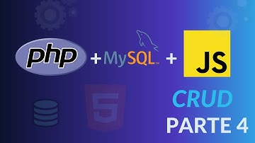 CRUD com PHP,  MySQL, JavaScript & Bootstrap(Create, Read, Update  e Delete)|PARTE 4