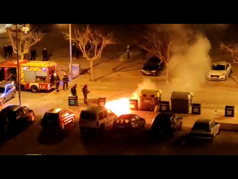 Incendio de contenedor en Vinaròs 02/02/2022